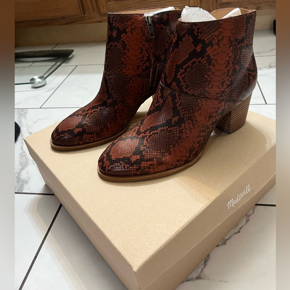 Madewell Leather Ankle Boots